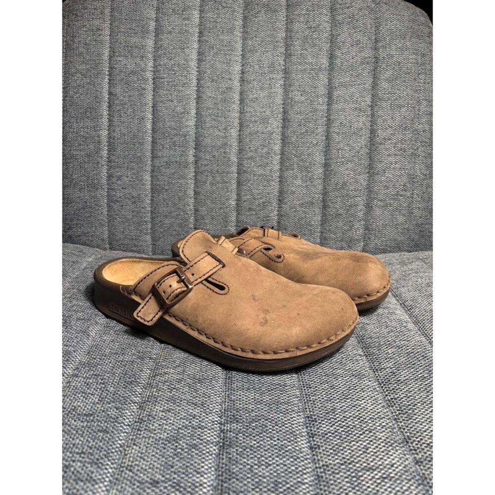 Birkenstock Tatami Clog Sandal Shoes Size 9 W 7 M s 40 Tan Removable Footbed - Picture 2 of 6